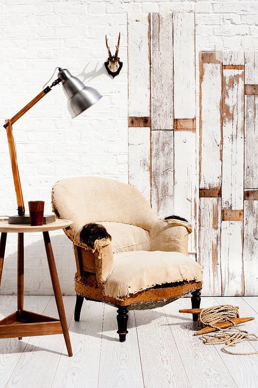 sillón de estilo grunge