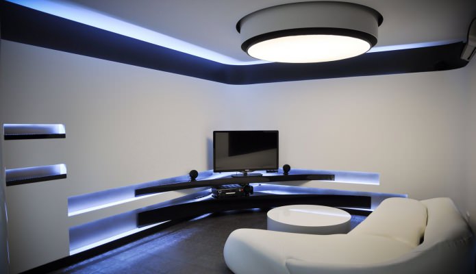 alta tecnología en el salón