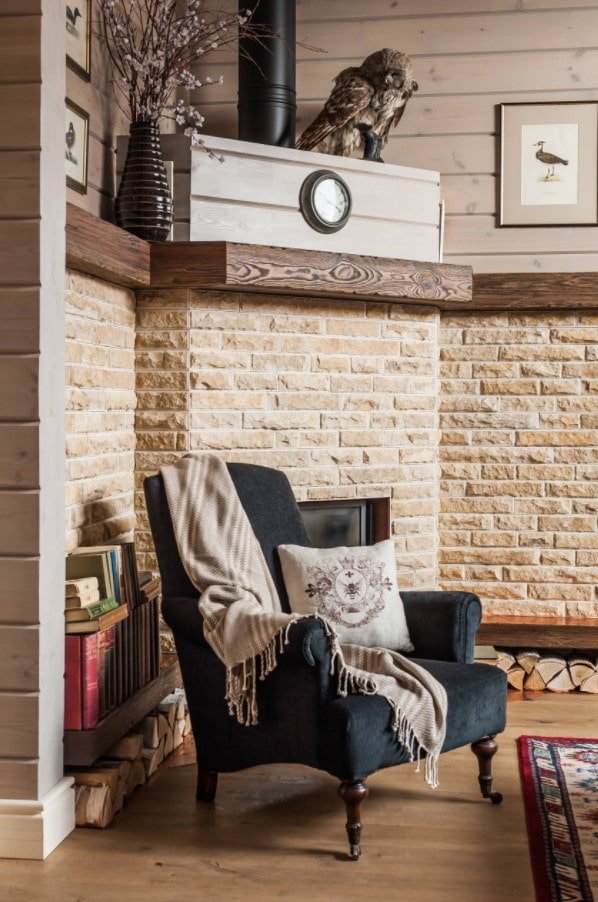 Chimenea de ladrillo