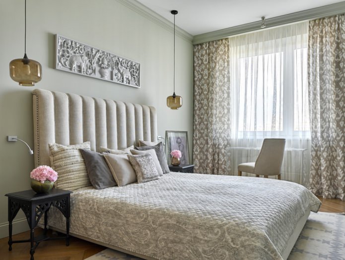 decoración de dormitorio de estilo contemporáneo
