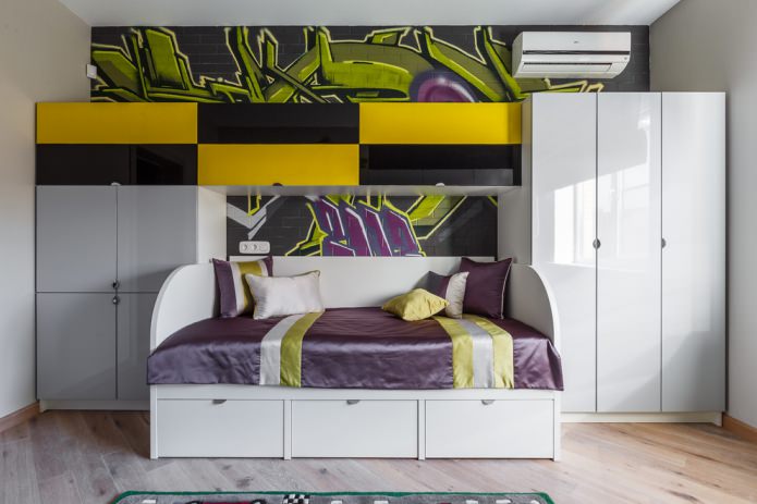 Contemporáneo en la habitación infantil