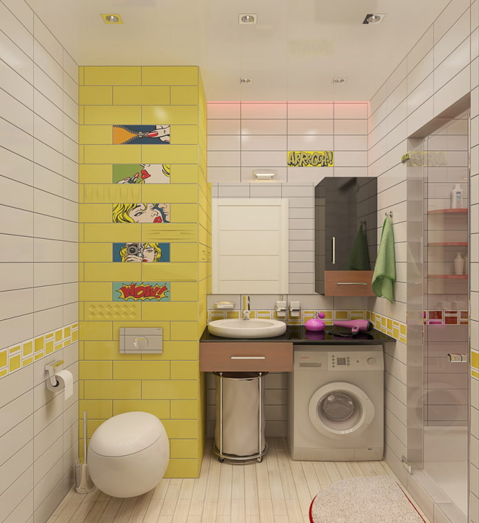 azulejos de estilo pop art