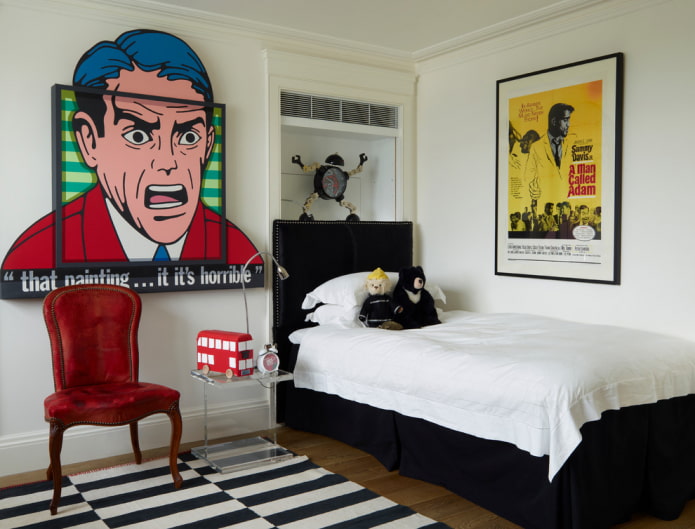 pintura en estilo caricatura
