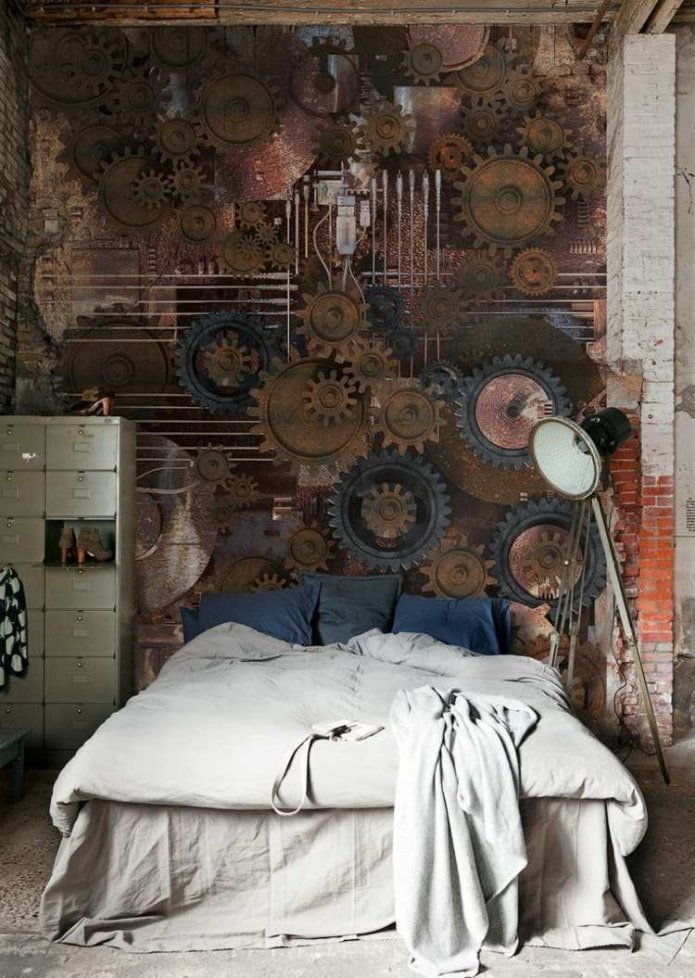 papel pintado fotográfico steampunk