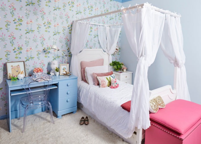Shabby chic en la habitación de los niños