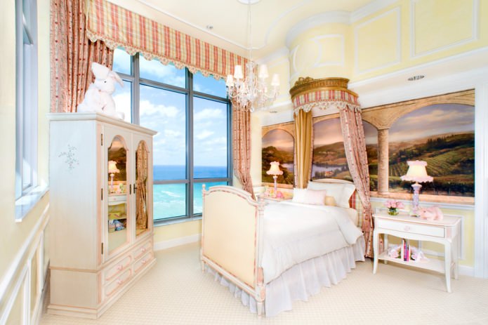 Estilo italiano de la habitación infantil