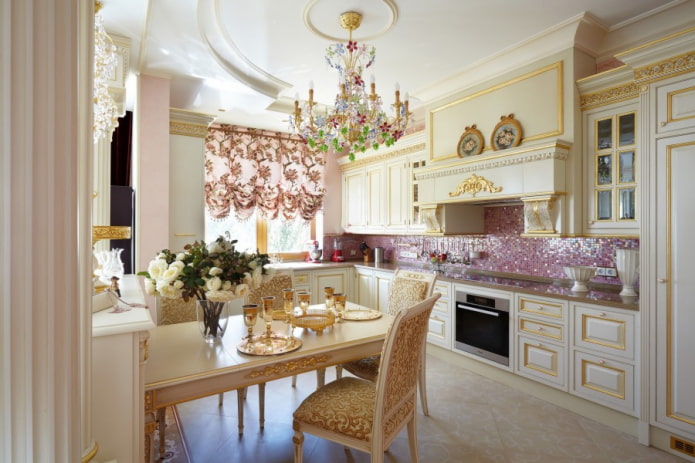 cocina en estilo rococó