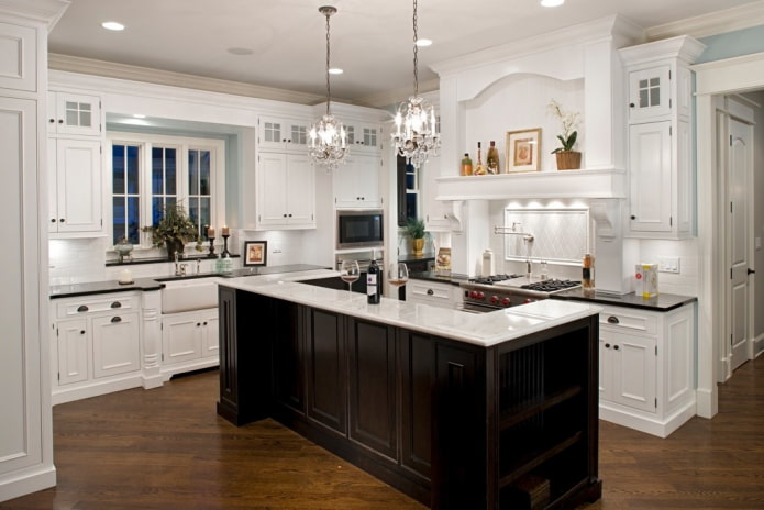 cocina de estilo americano