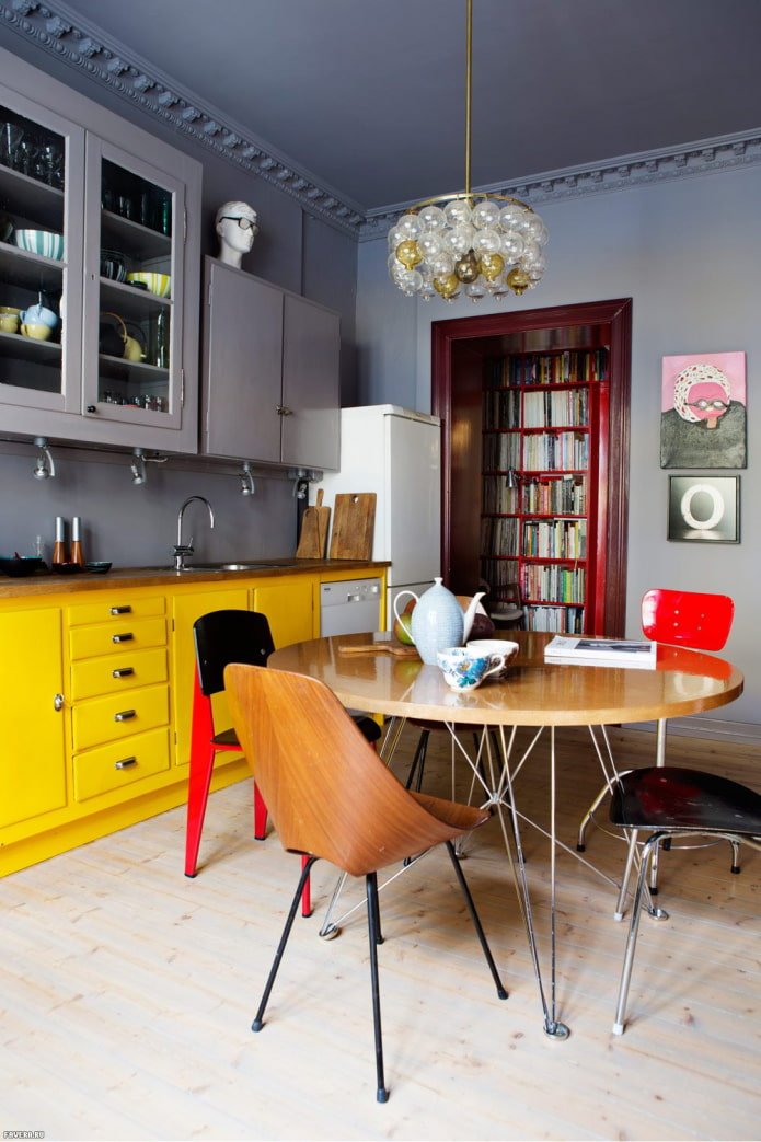 cocina de estilo ecléctico