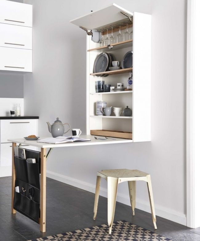 Mesa transformable plegable