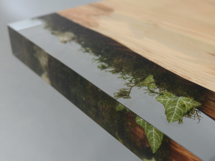 Mesa con plantas