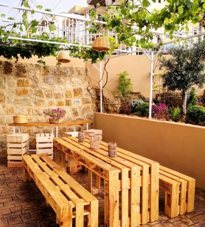 Mesa de Exterior de Palés