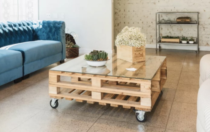 Mesa de Centro de Palets