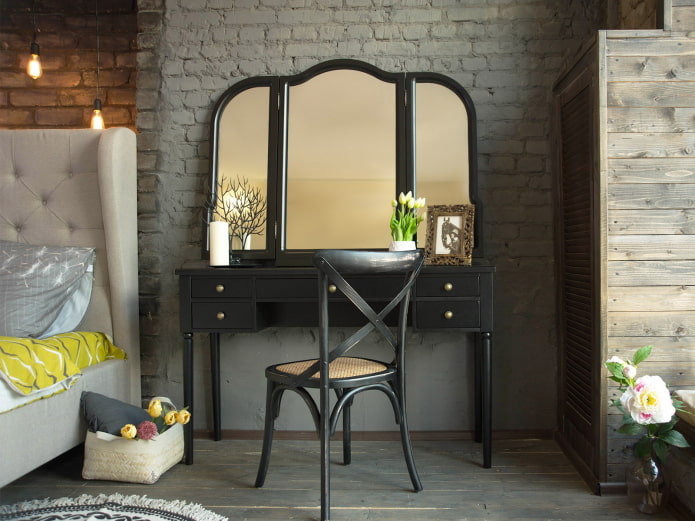 Tocador en estilo loft