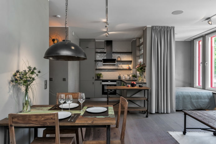 muebles de estudio de estilo industrial