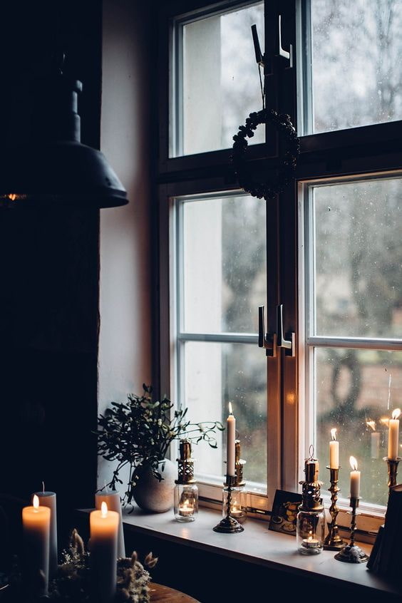 Reflejo de velas