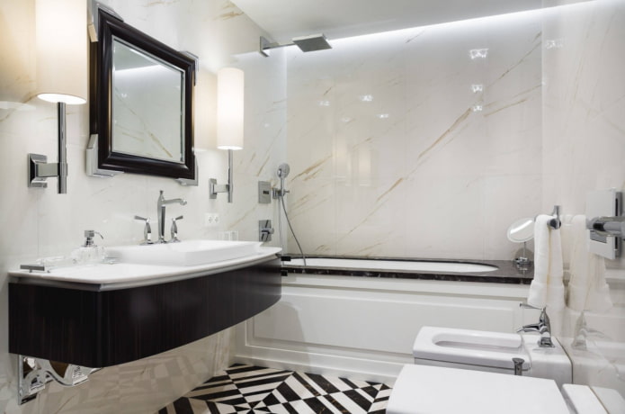 Estilo clásico en el baño