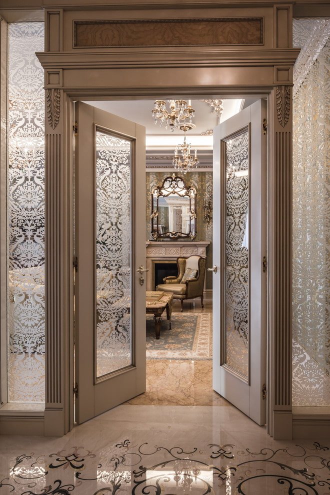 Puertas claras con Inserciones en el interior