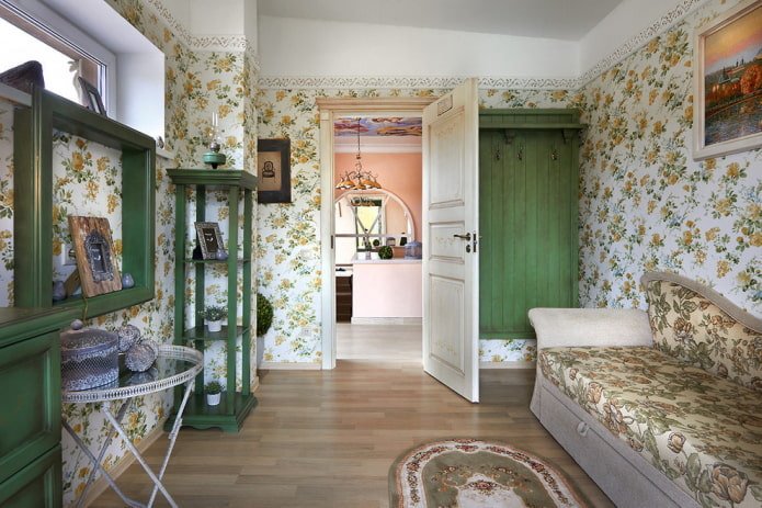 Puertas claras de estilo provenzal