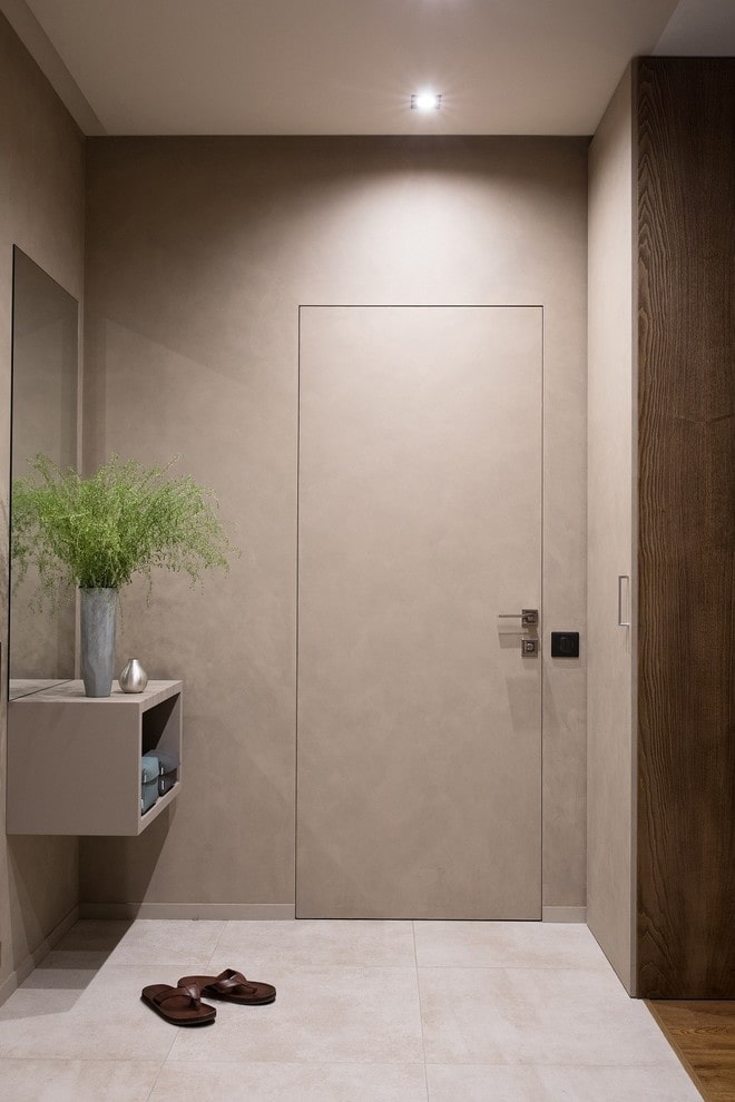 Puertas claras de estilo moderno
