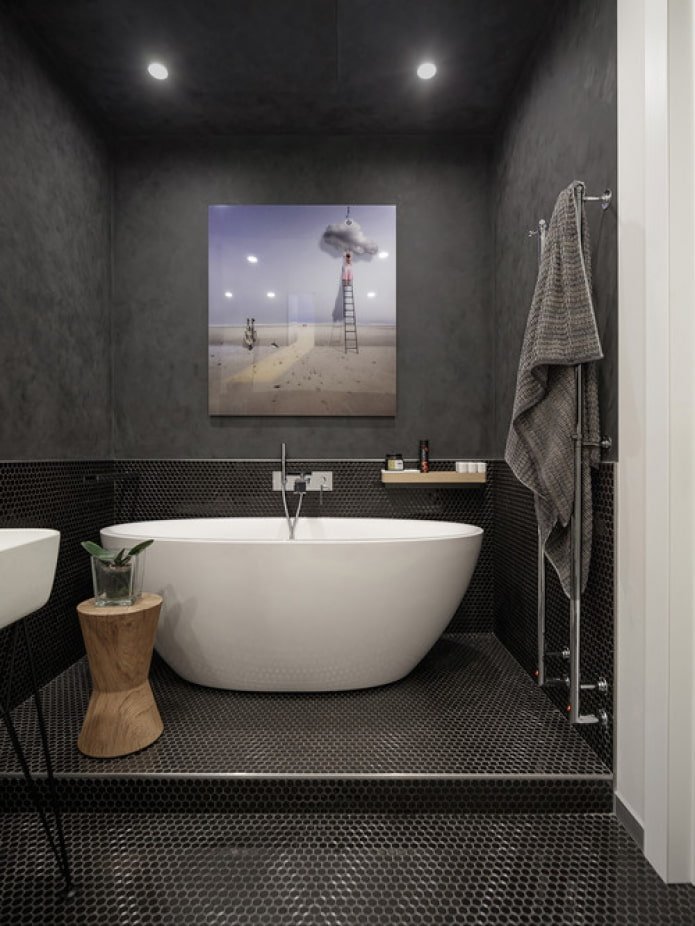 yeso decorativo para el baño