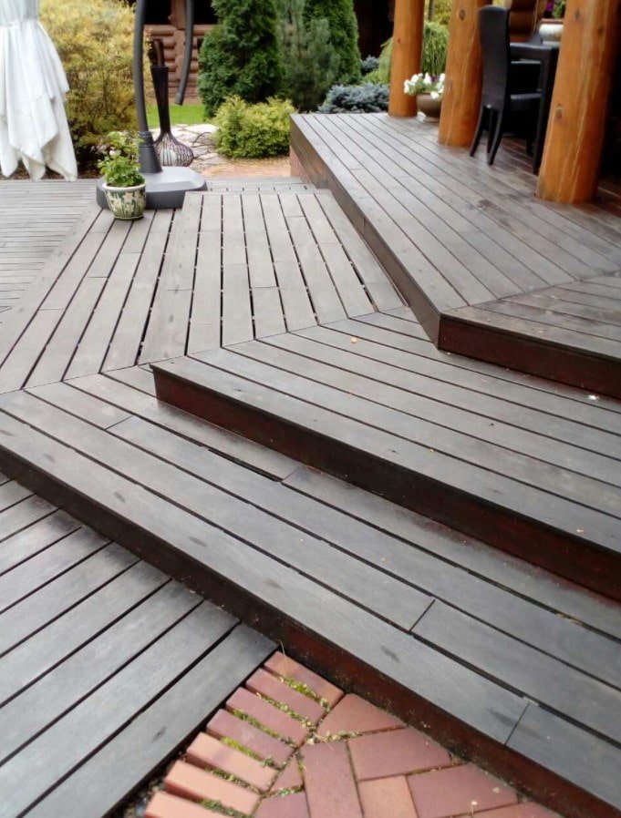 escalones de terraza