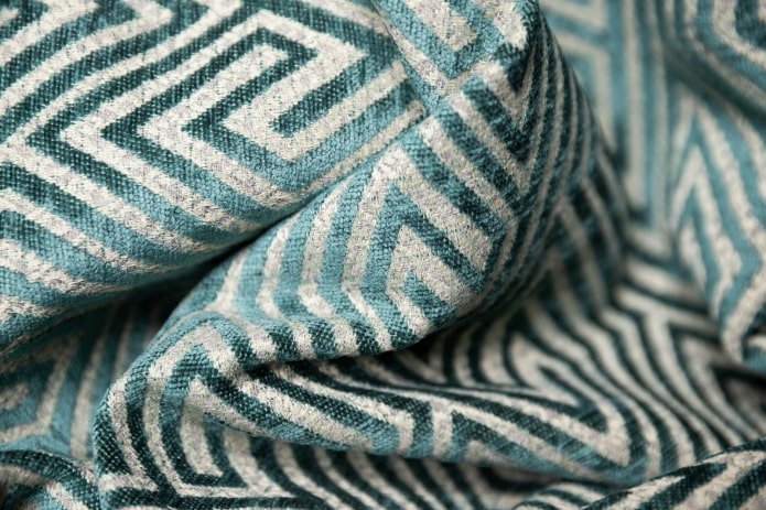 chenilla para muebles con estampado