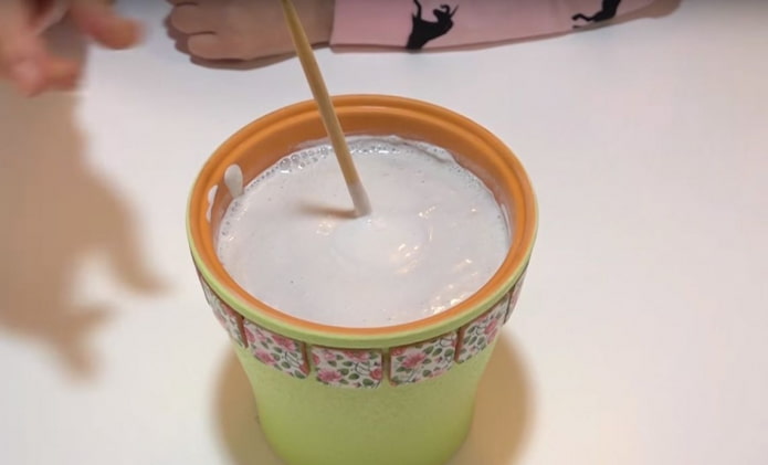 Dilución del alabastro