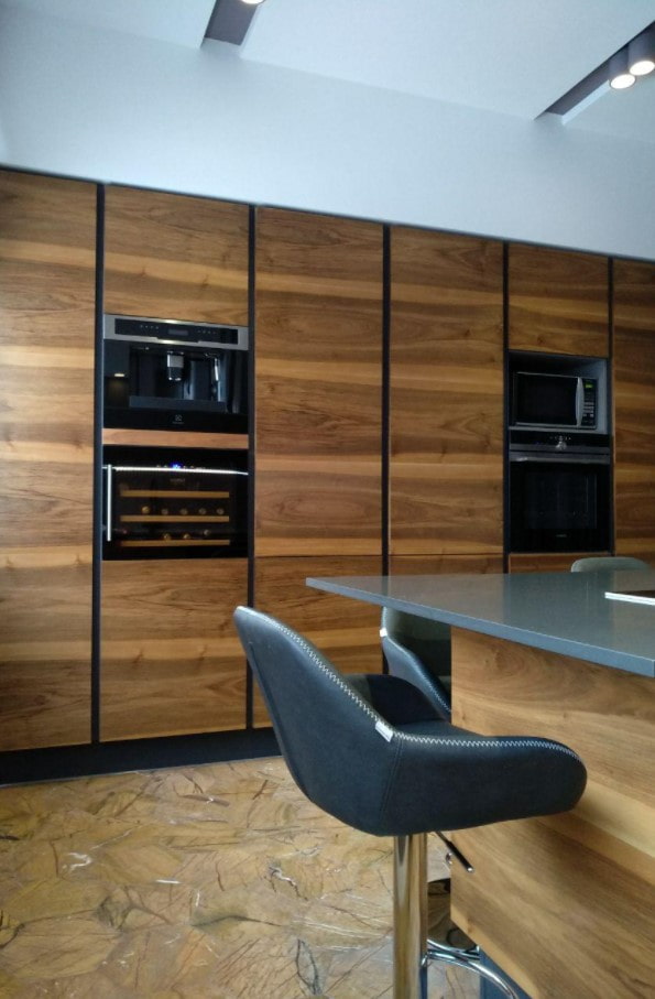 muebles empotrados en la cocina
