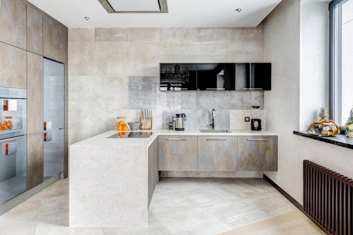 cocina gris