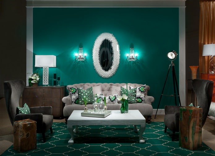 salón turquesa
