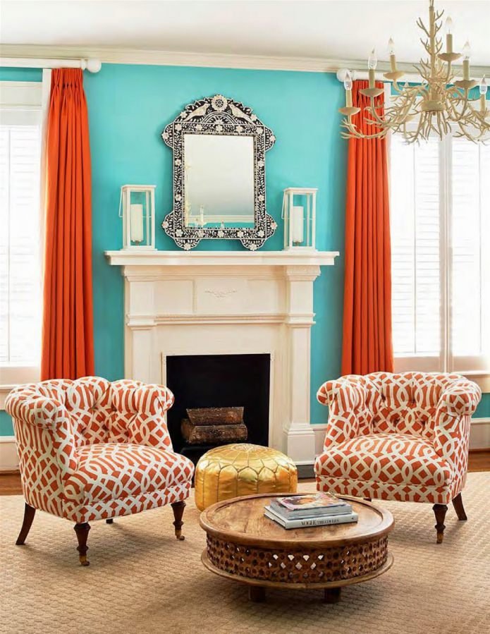 Color Tiffany en el interior 
