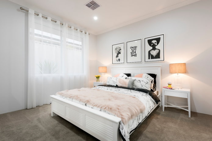 cortinas de gasa para el dormitorio