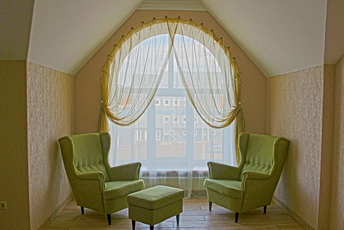 diseño de ventana arqueada