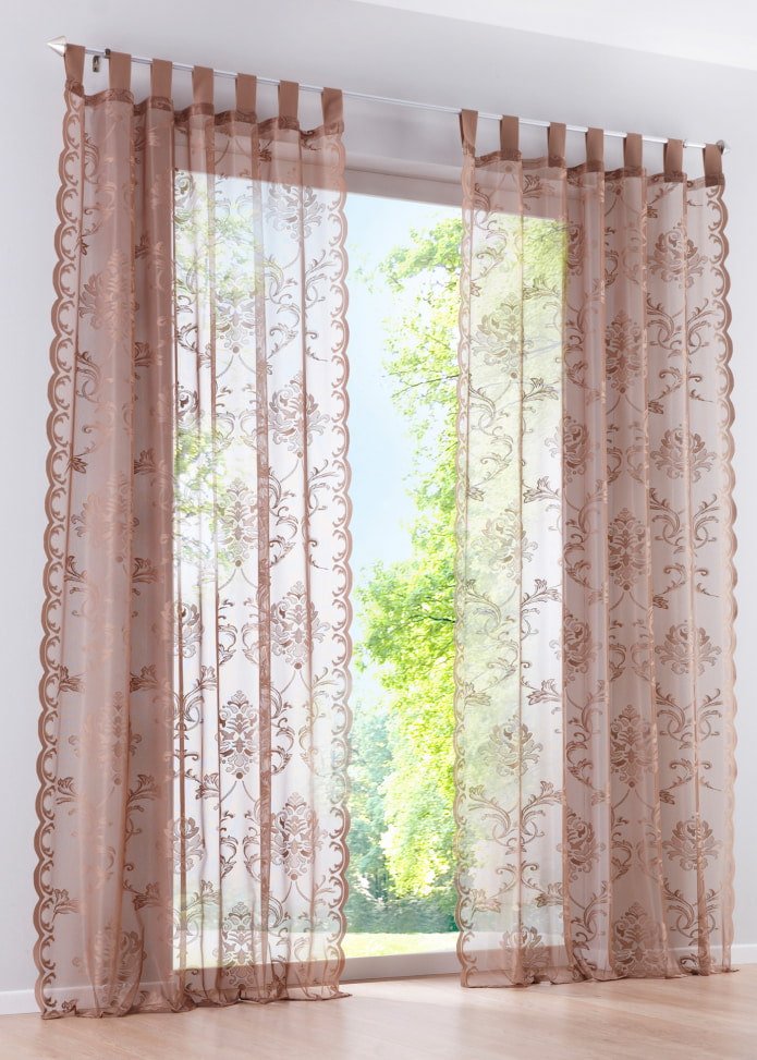 cortinas con ojales