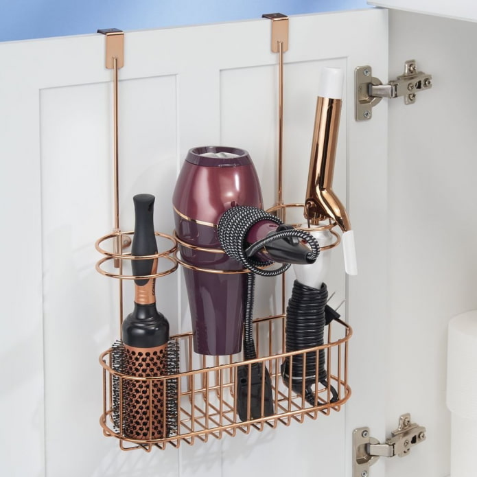 organizador de techo para el baño