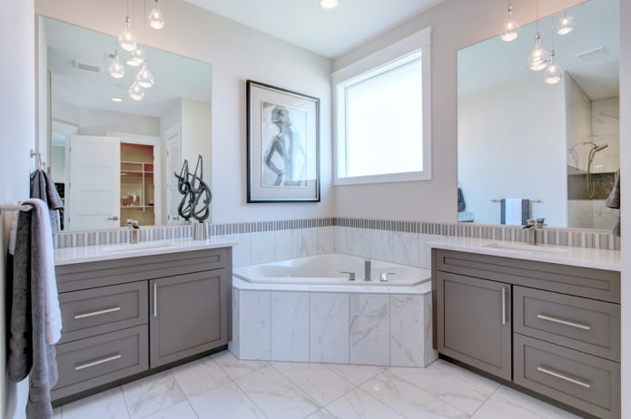 Baño de estilo clásico