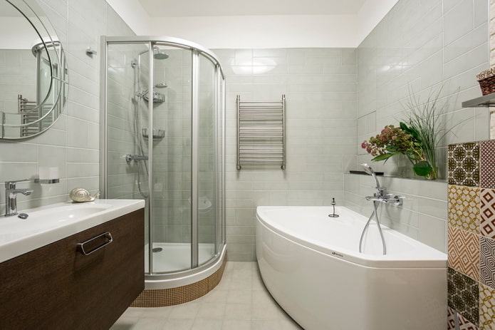 Bañera y ducha exentas