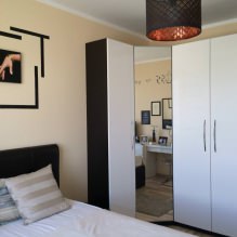 Armario esquinero en el dormitorio: tipos, contenido, tamaños, diseño-1