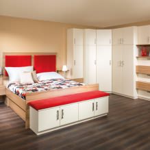 Armario esquinero en el dormitorio: tipos, contenido, tamaños, diseño-12