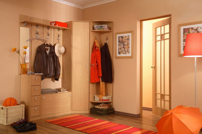 Pasillo de aglomerado laminado