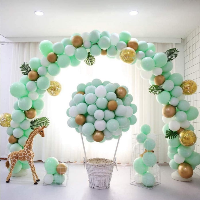Decoración con globos
