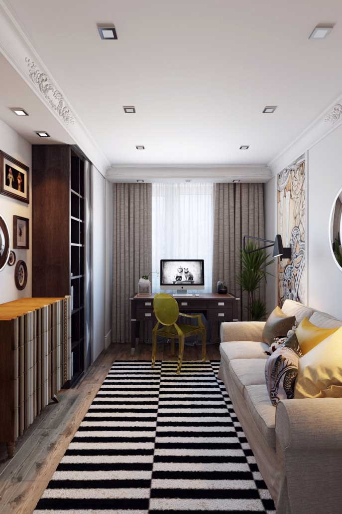 Cómo ampliar visualmente una habitación
