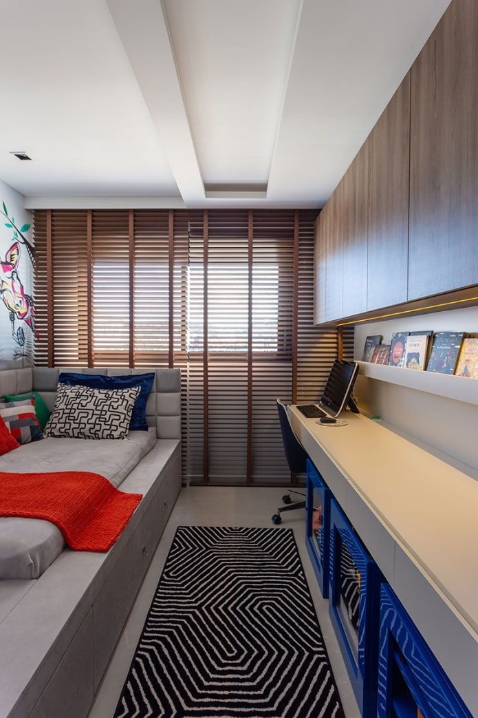 habitación elegante para adolescentes