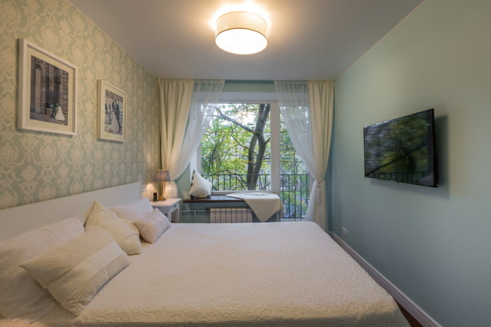 dormitorio estrecho