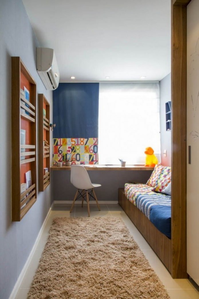 cortinas en una habitación infantil