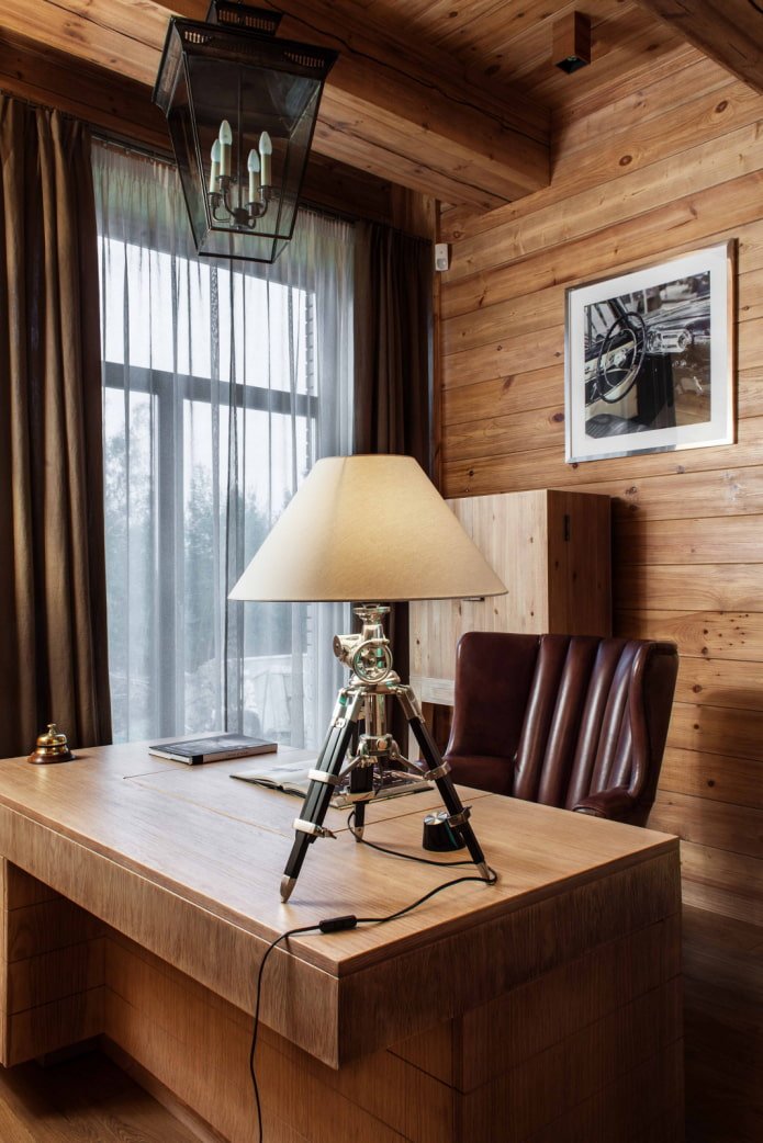 oficina estilo chalet