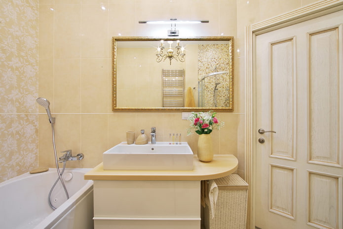 baño de estilo clásico