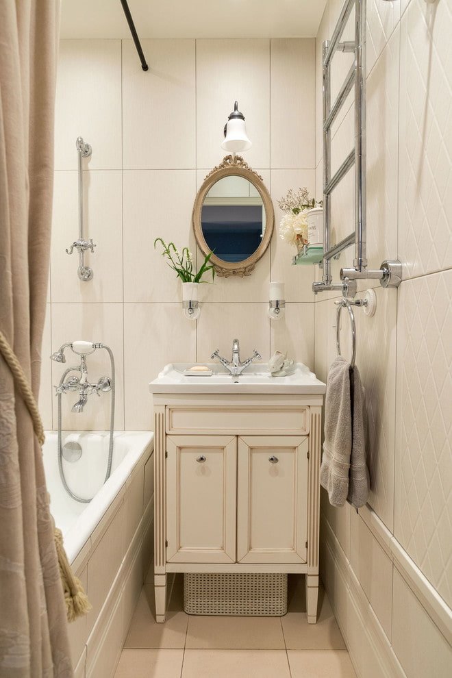 baño beige