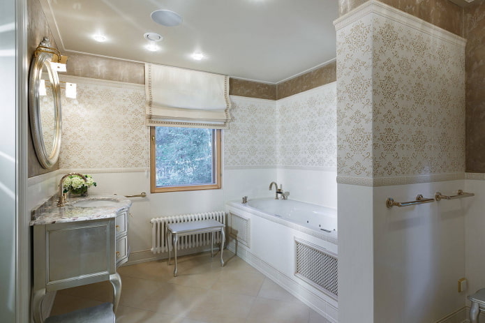 Baño de lujo con jacuzzi